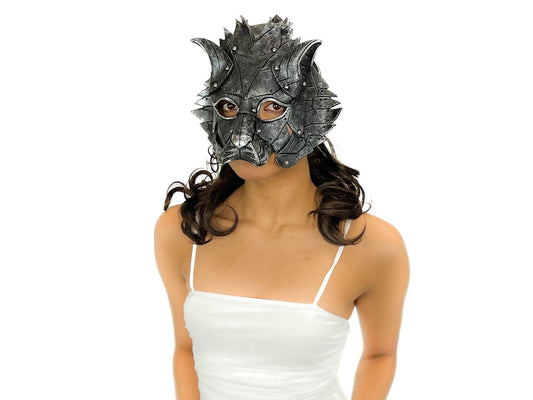 Feline Silver Handmade Genuine Leather - 