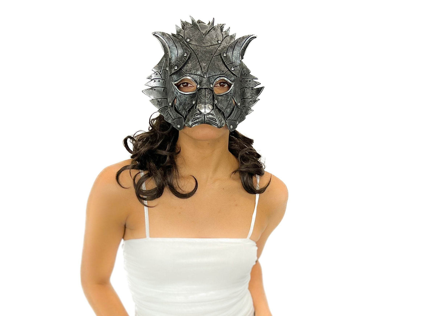 Feline Silver Handmade Genuine Leather - 