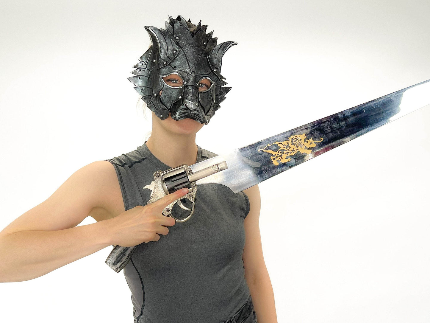 Feline Silver Handmade Genuine Leather - 