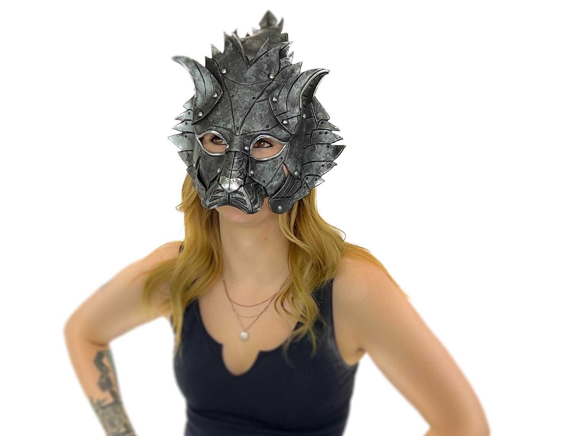 Feline Silver Handmade Genuine Leather - 