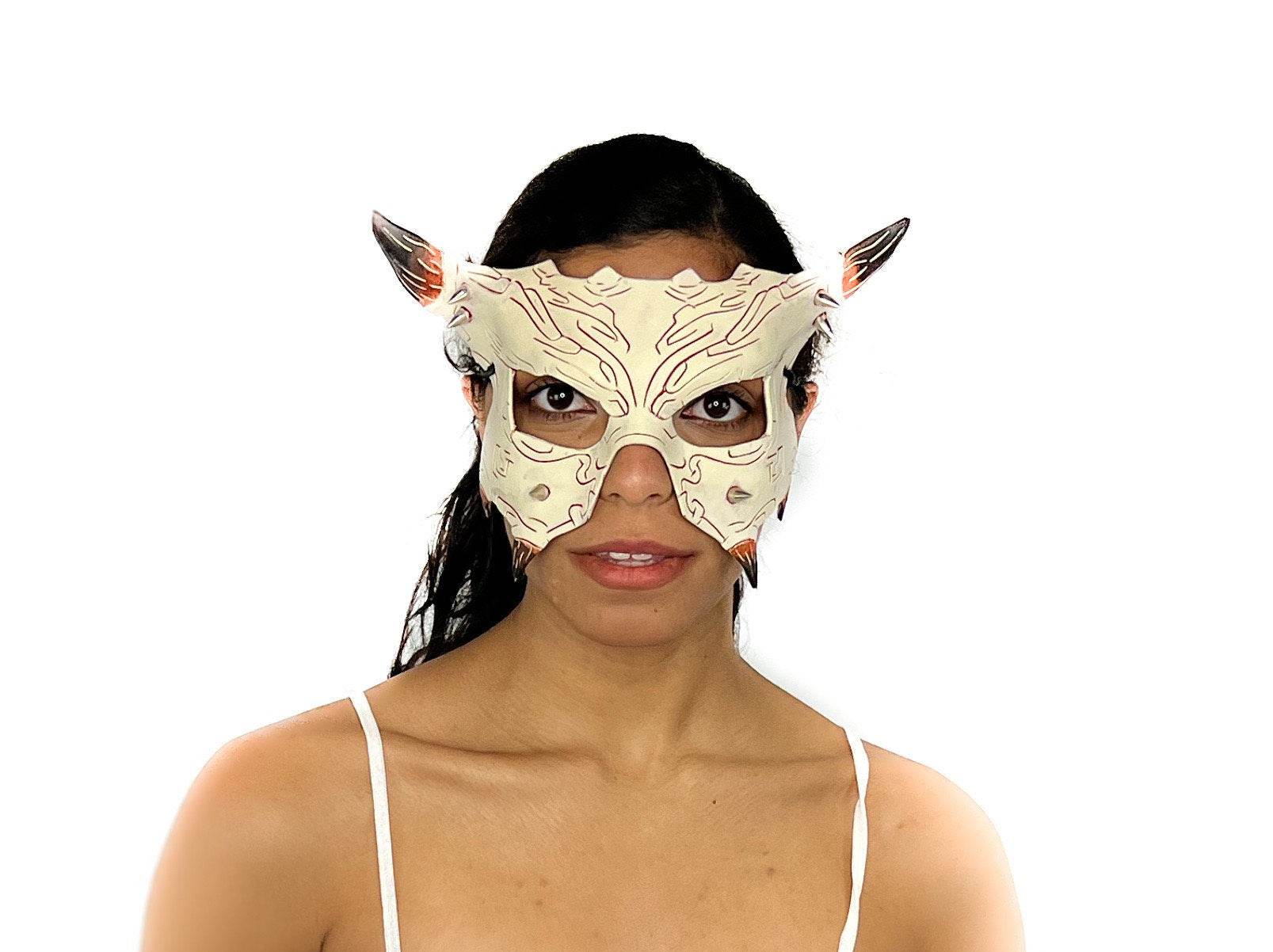 Handmade Genuine Leather Mask - 