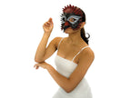 Red Raven Handmade Genuine Leather Mask - 