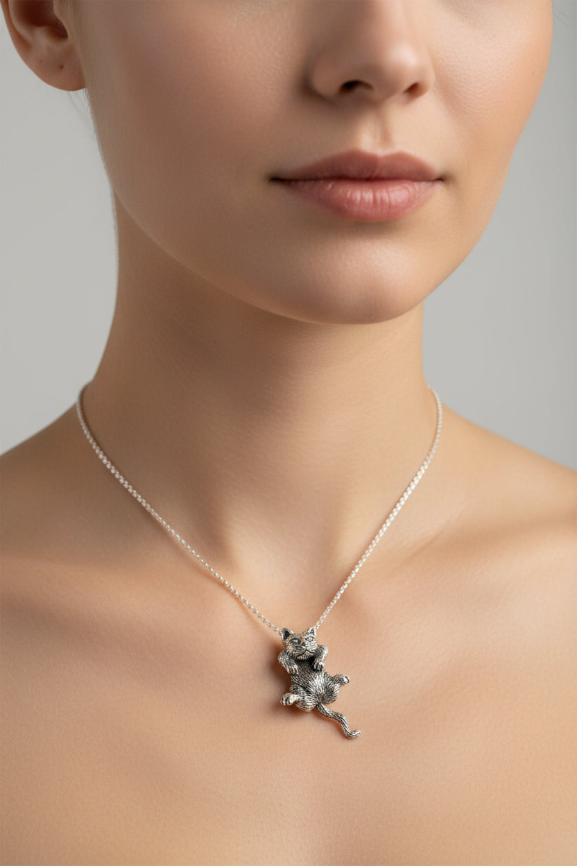 Frisky Cat Necklace