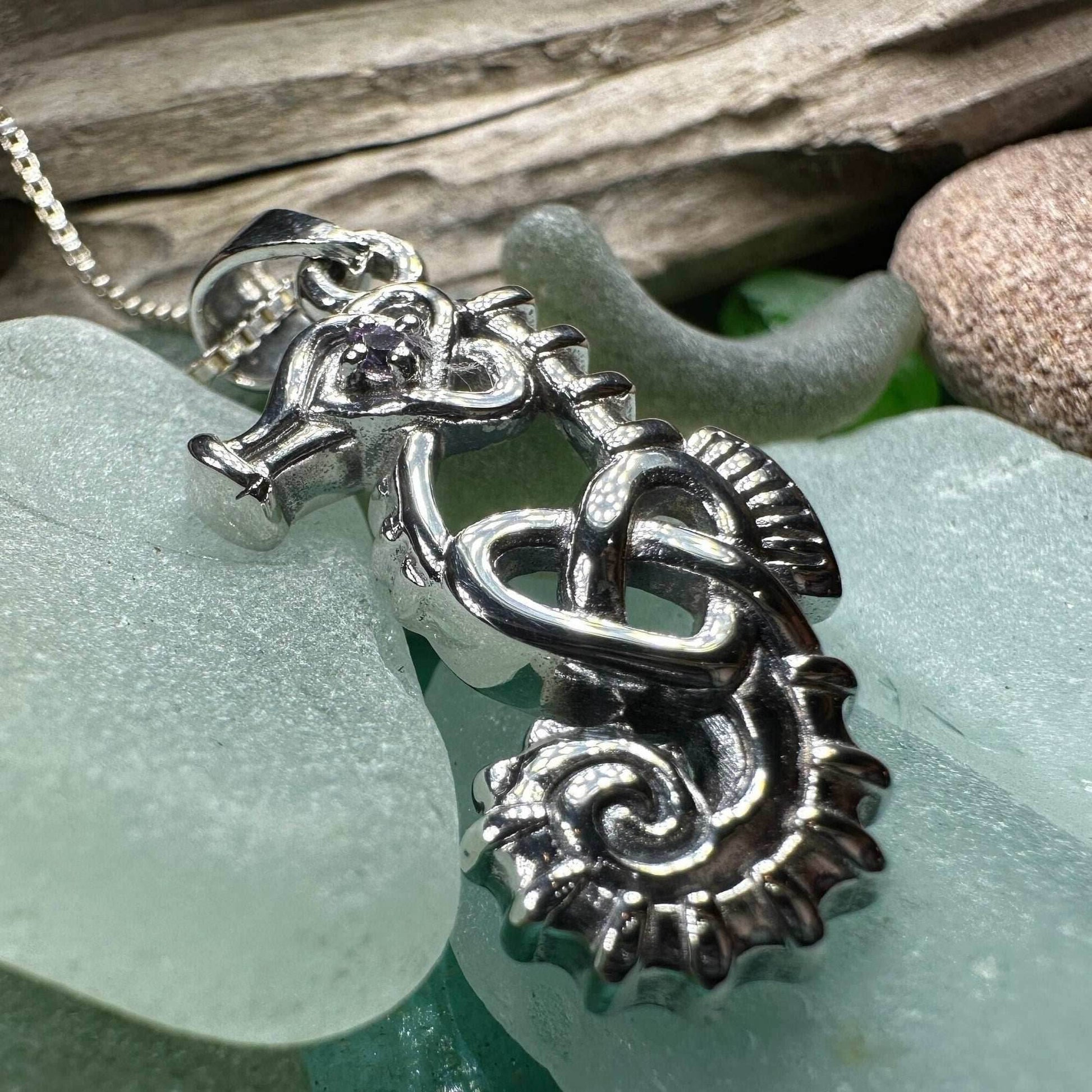 Irish Sea Seahorse Necklace - 18