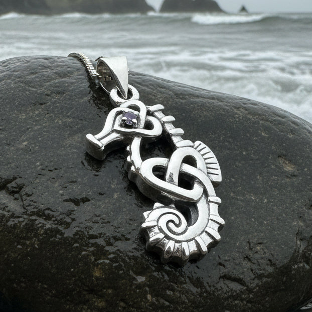 Irish Sea Seahorse Necklace