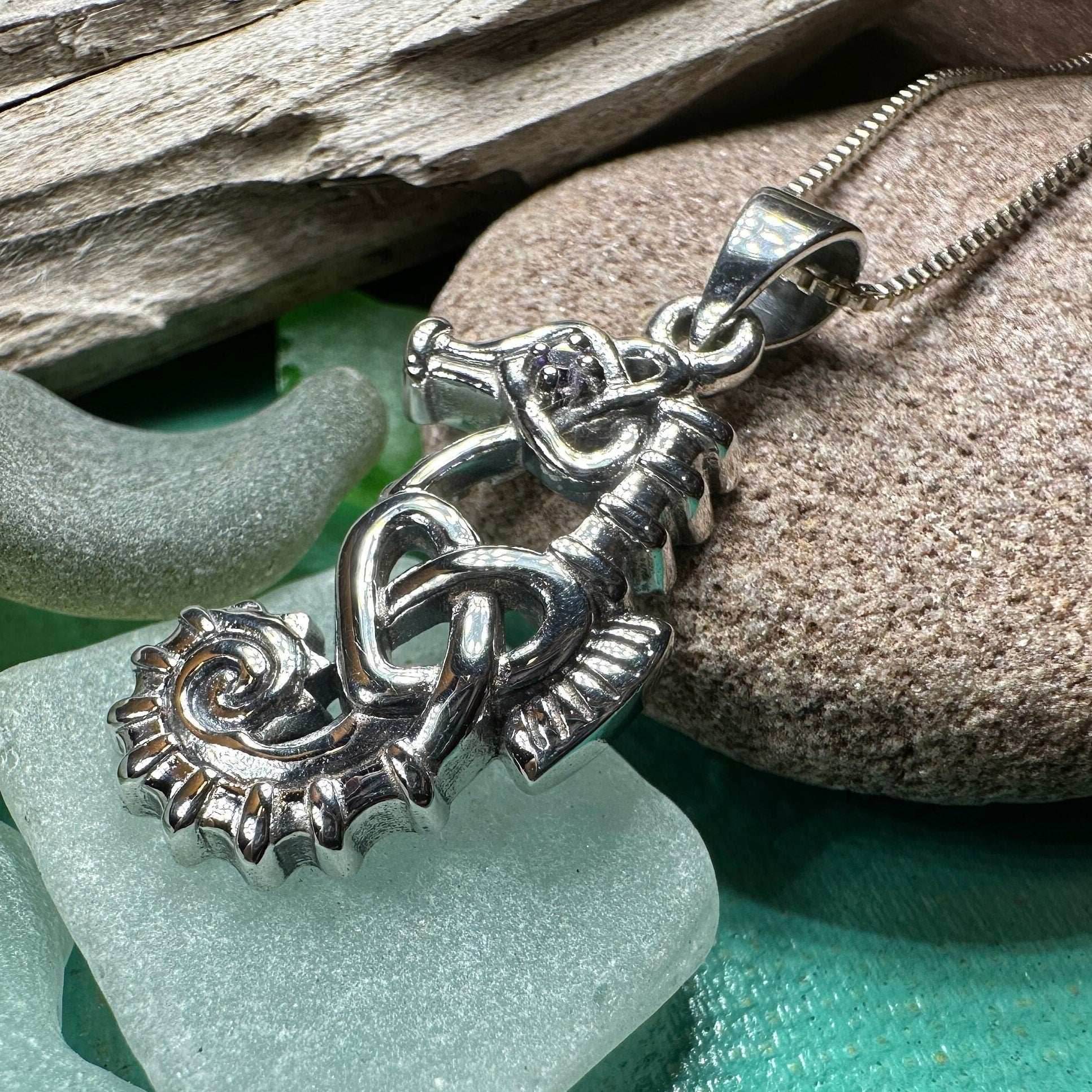 Irish Sea Seahorse Necklace - 18