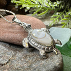 Shiva Shell Turtle Necklace - 18