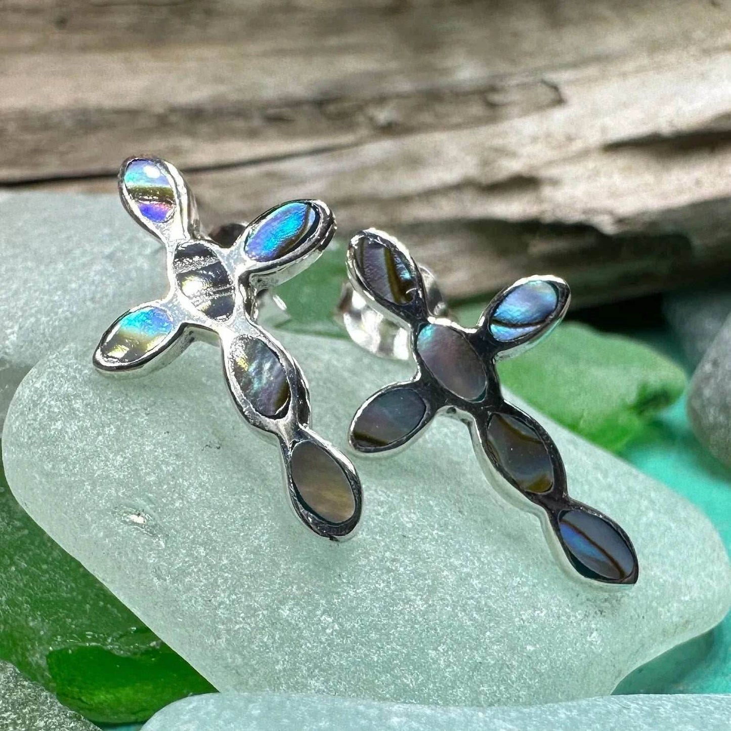 Anne Cross Stud Earrings - 