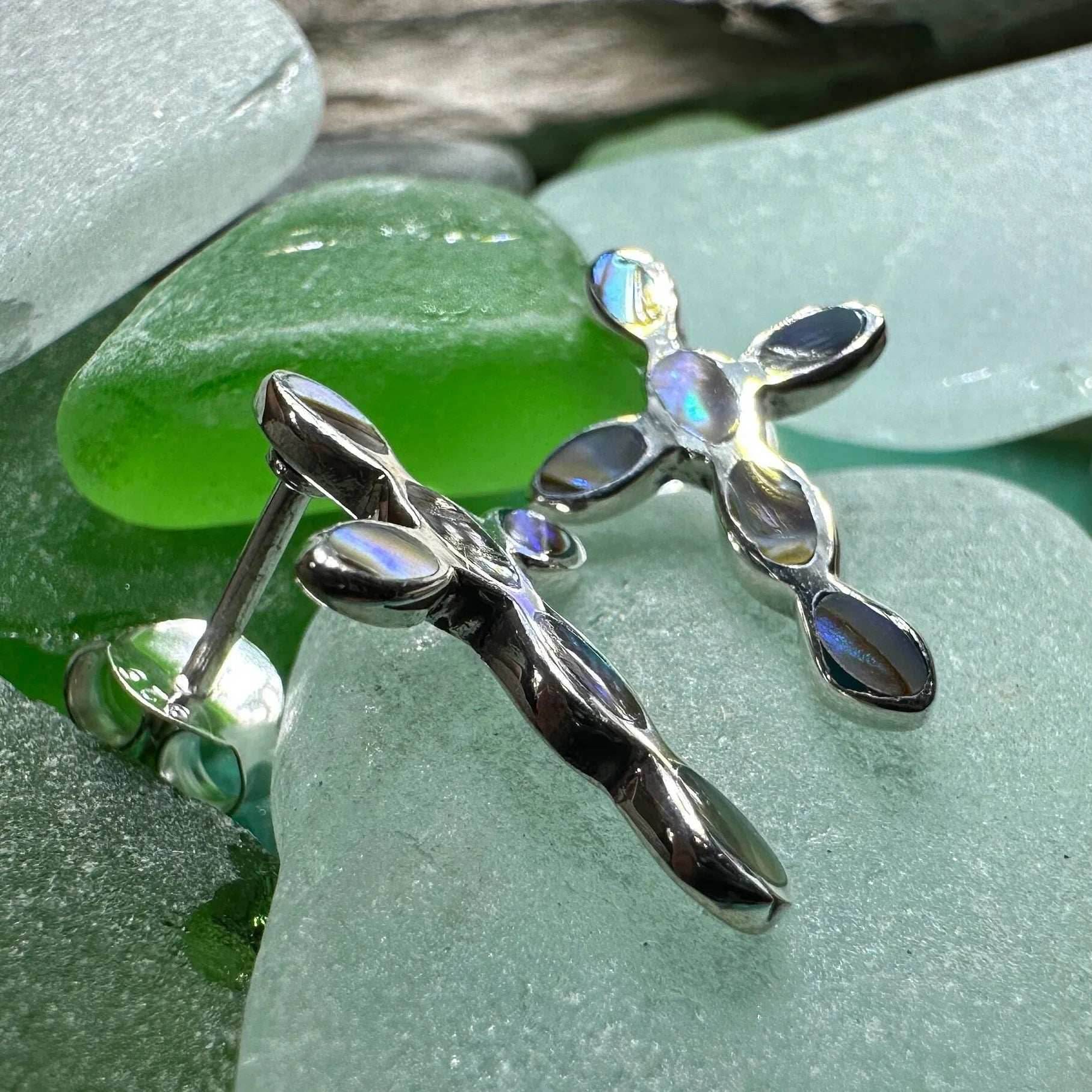 Anne Cross Stud Earrings - 