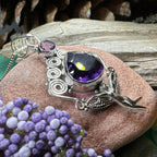 Irerni Fairy Necklace - Purple Amethyst / 18