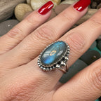 Celtic Storm Labradorite Ring