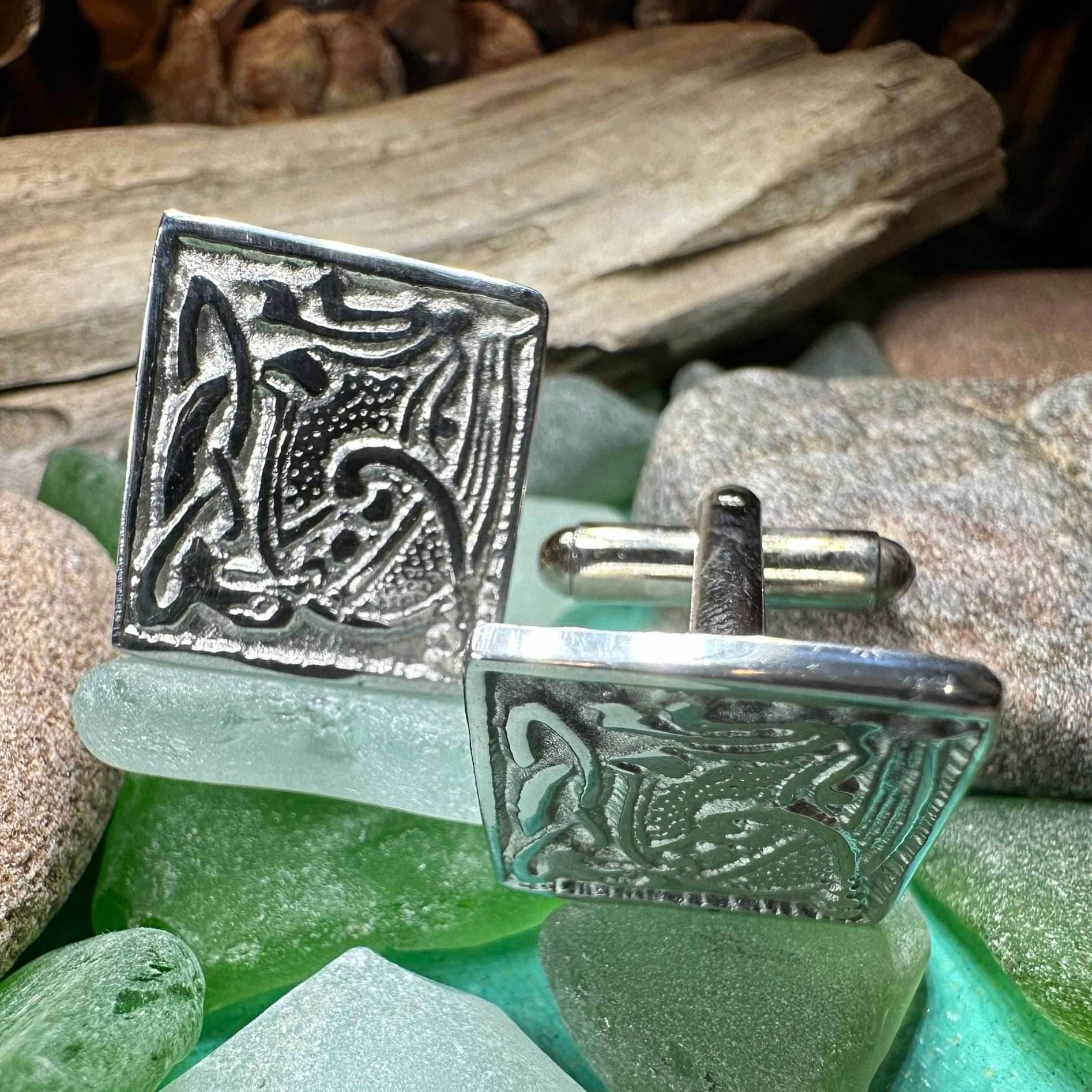 Celtic Motif Cuff Links - 