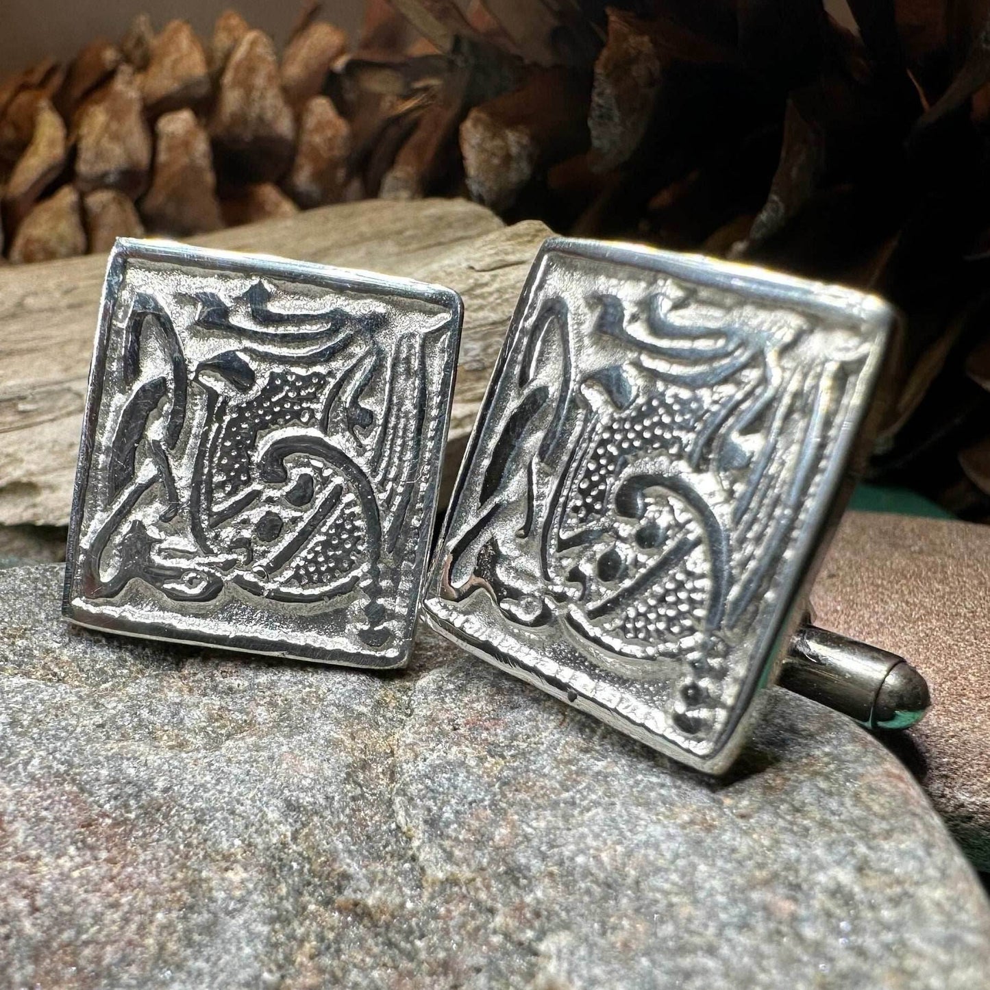 Celtic Motif Cuff Links - 