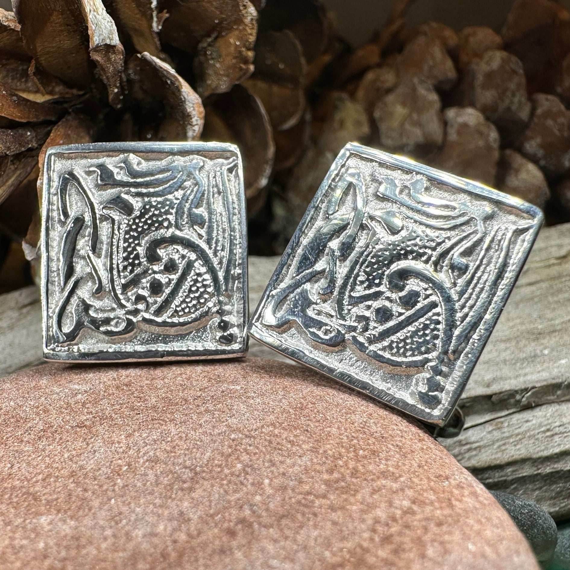 Celtic Motif Cuff Links - 
