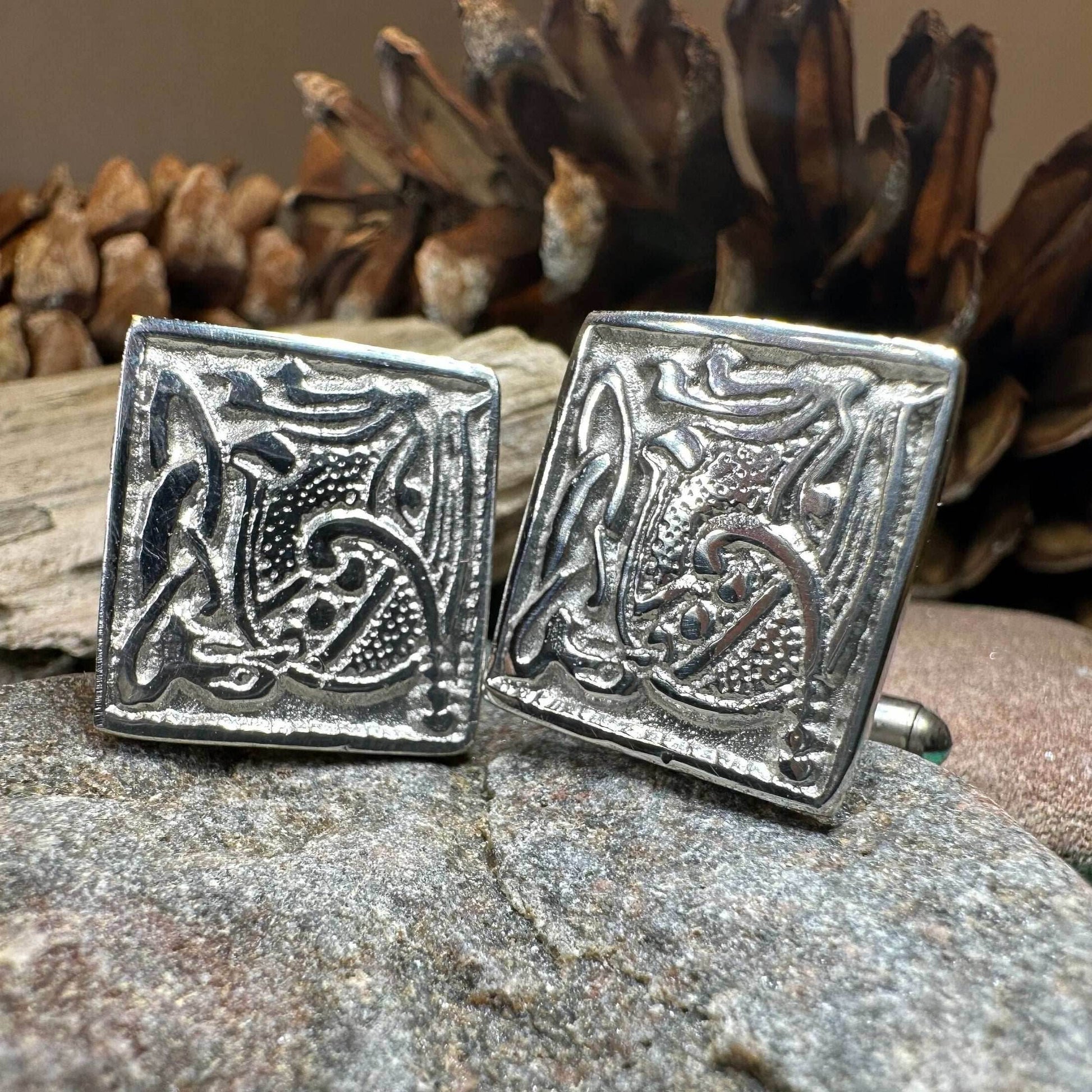 Celtic Motif Cuff Links - 