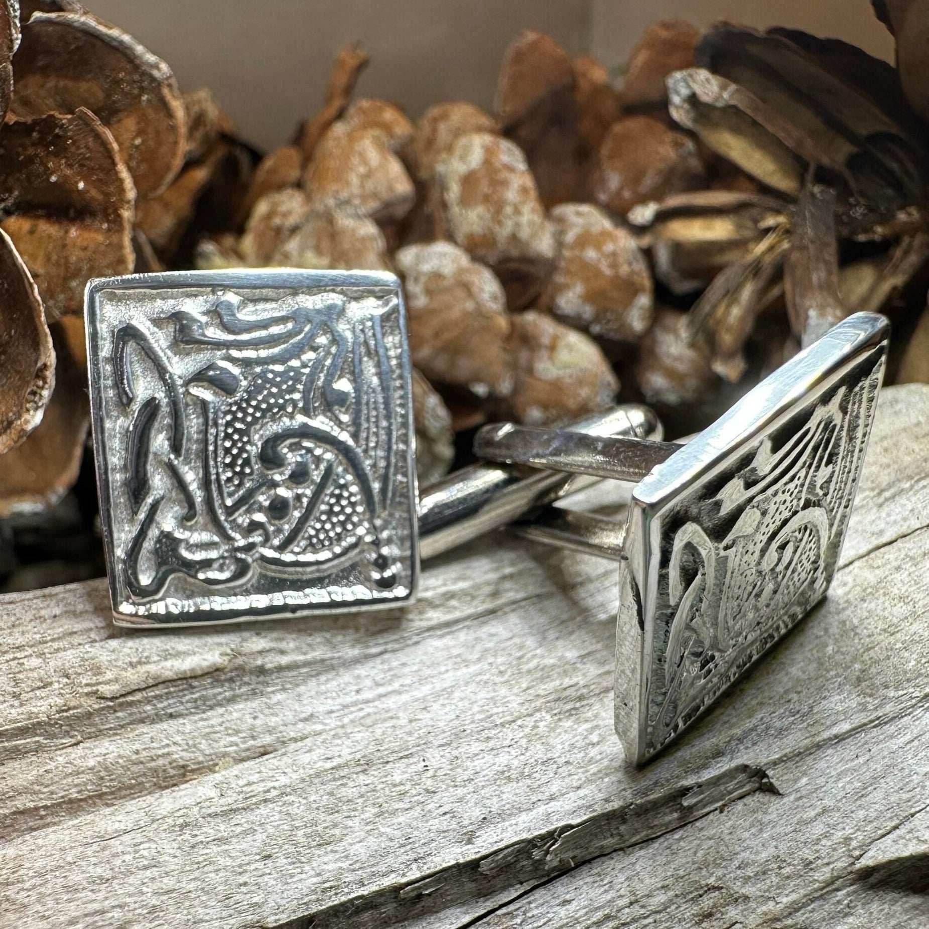 Celtic Motif Cuff Links - 