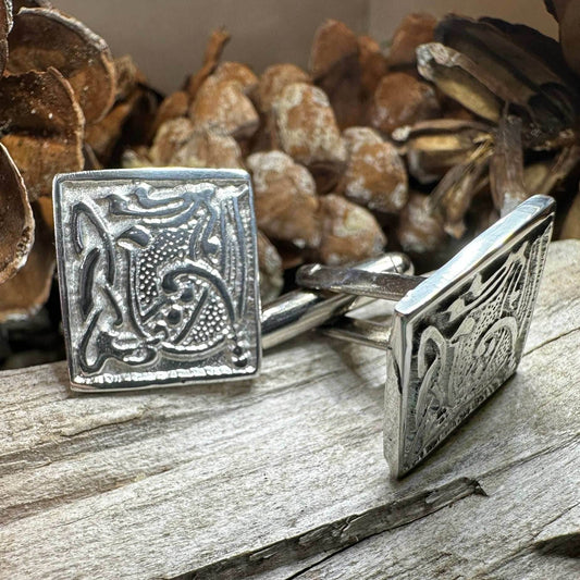 Celtic Motif Cuff Links - 