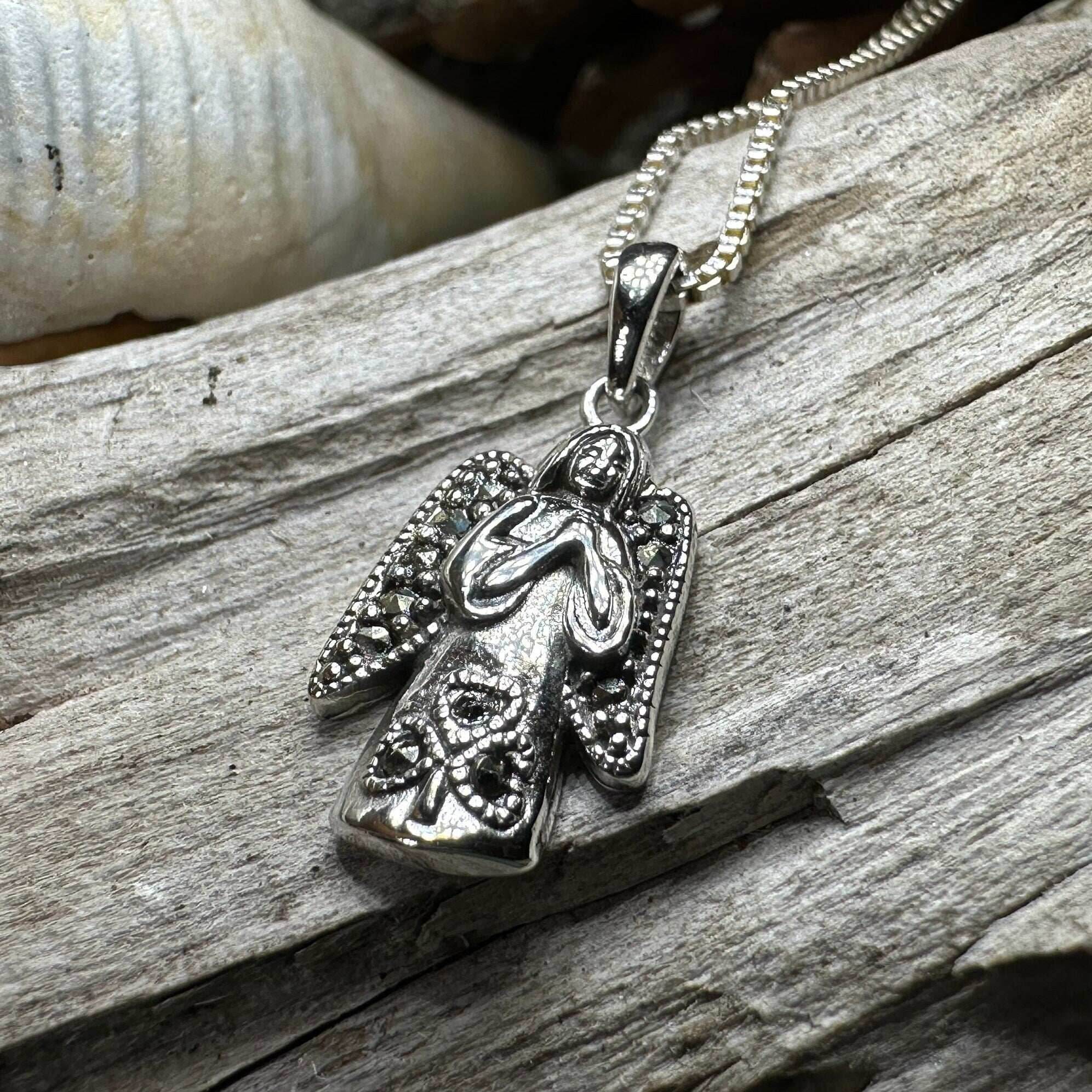 Celtic Angel Necklace - 18
