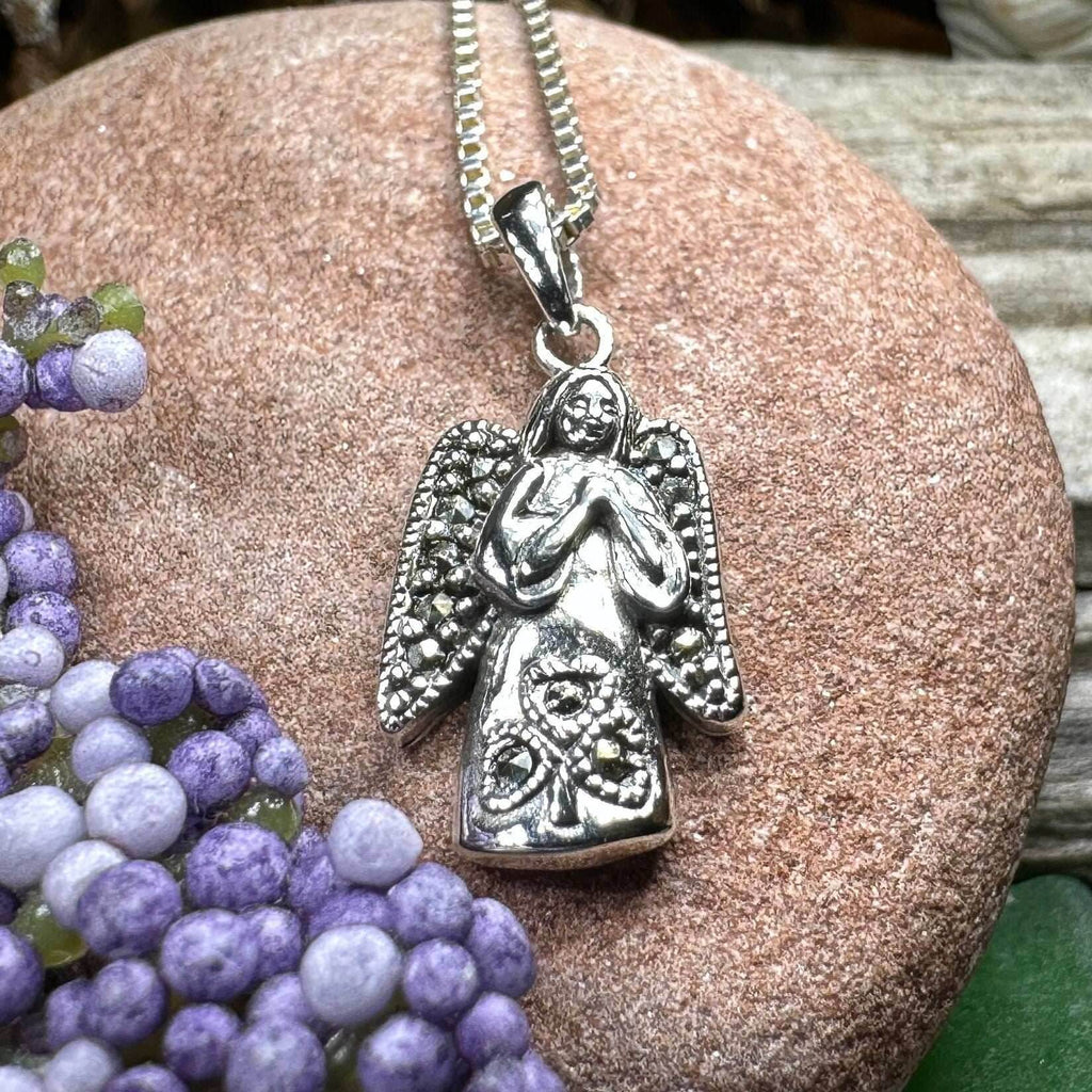 Celtic Angel Necklace - 18