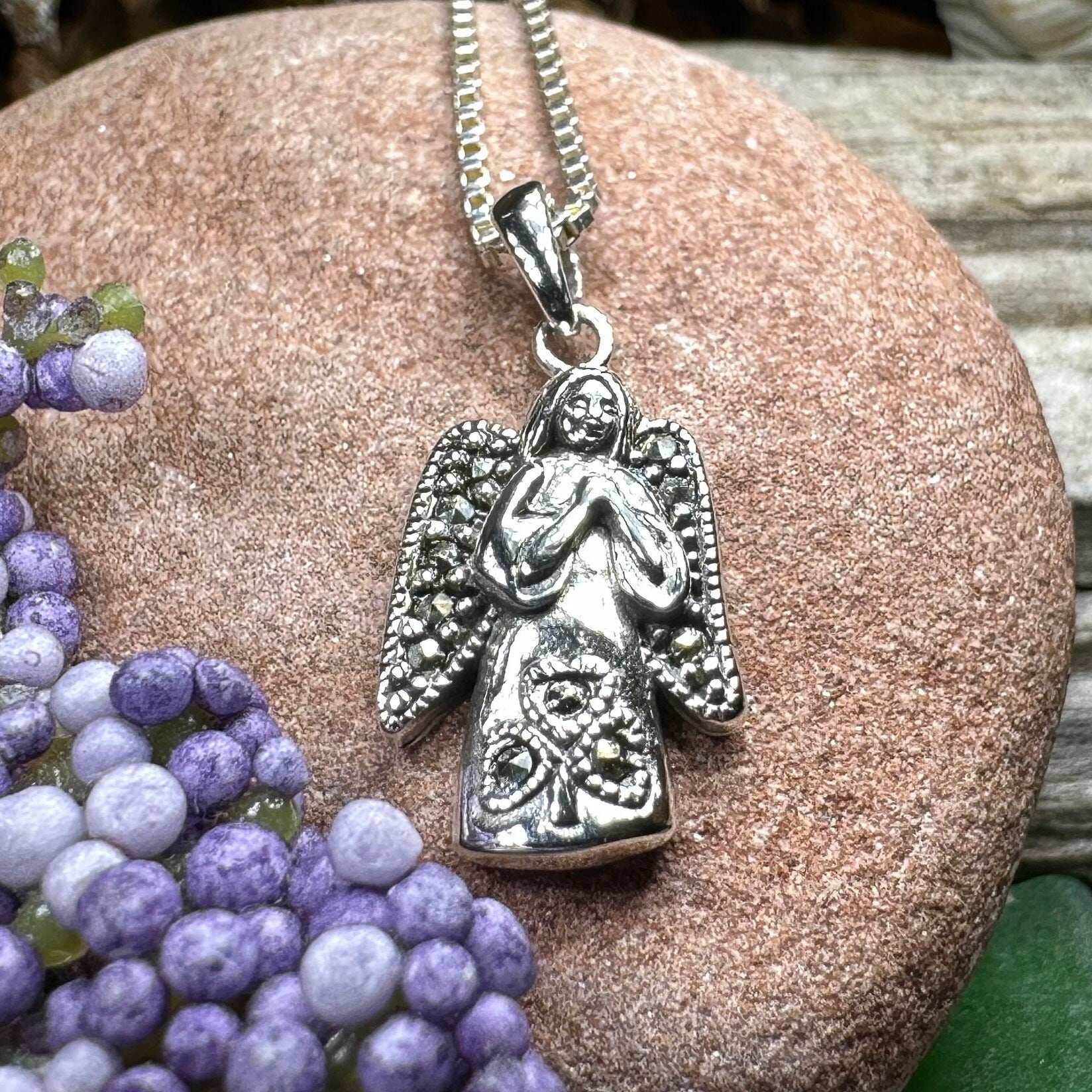 Celtic Angel Necklace - 18