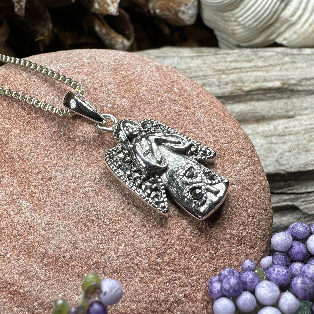 Celtic Angel Necklace - 18