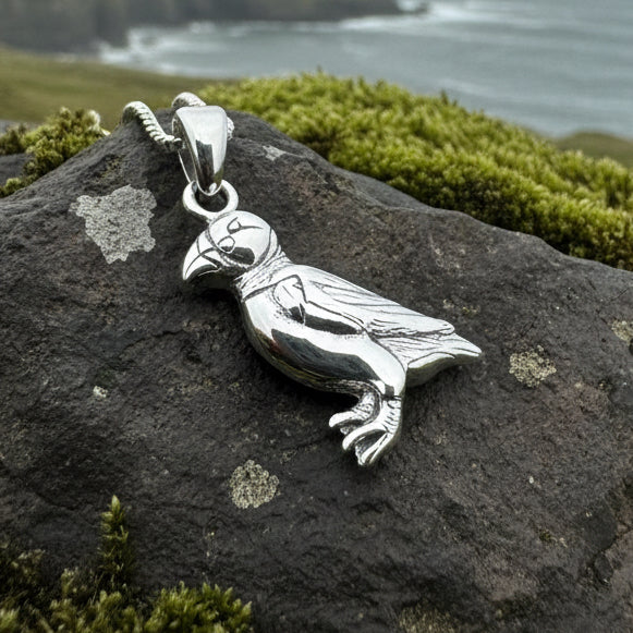 Orkney Isle Puffin Necklace