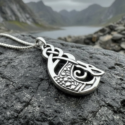 Muirgen Celtic Dragon Necklace