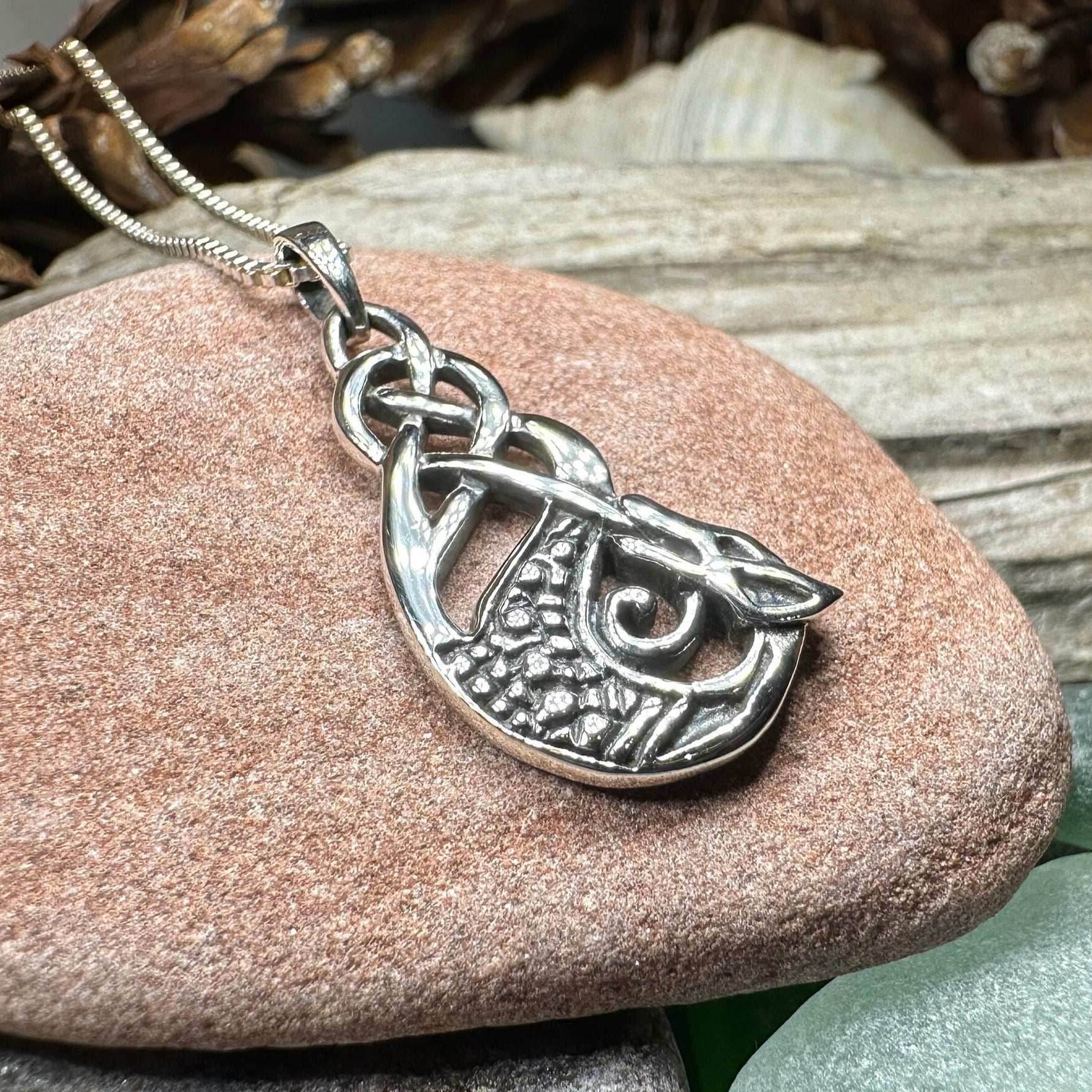 Muirgen Celtic Dragon Necklace - 18