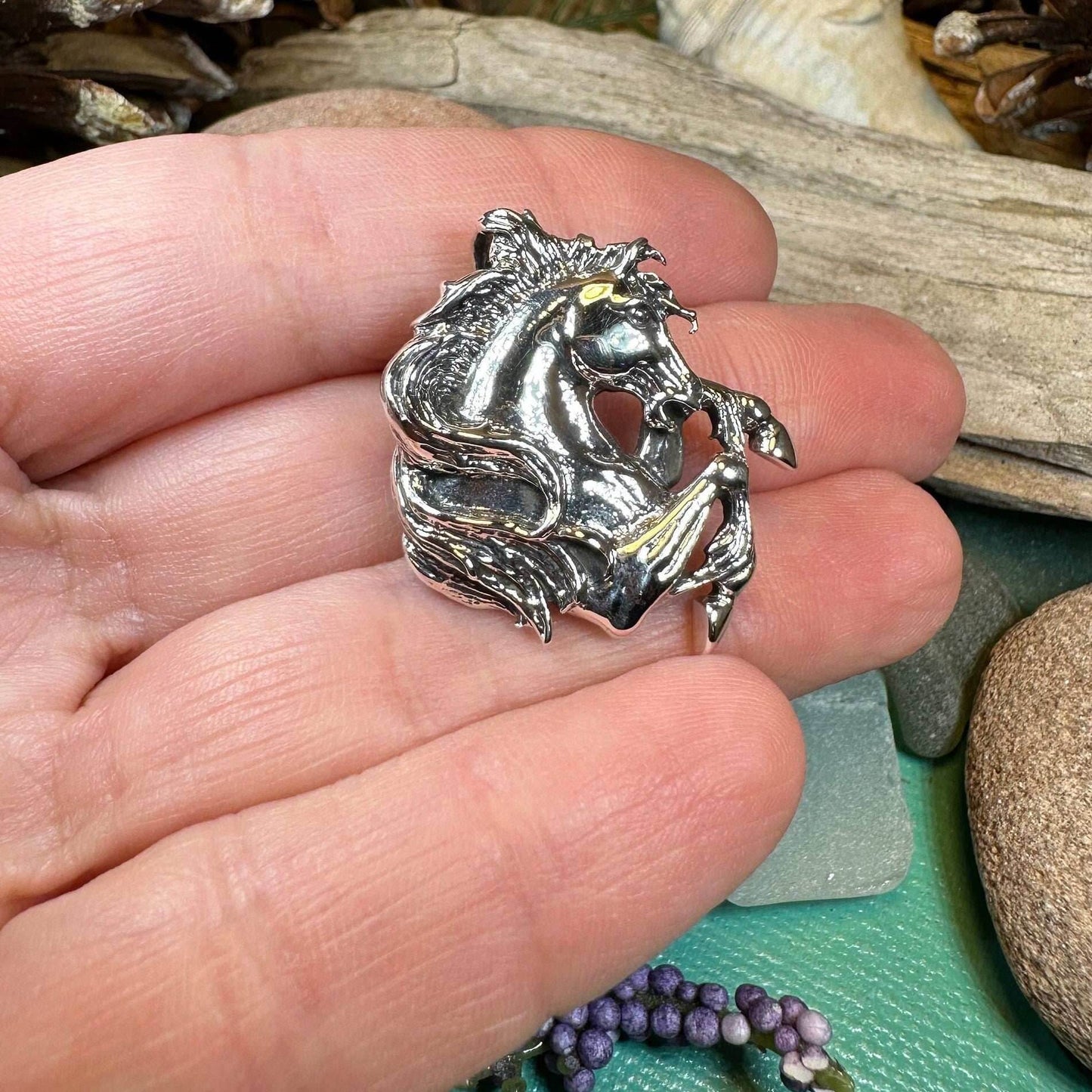 Wild at Heart Horse Necklace - 18