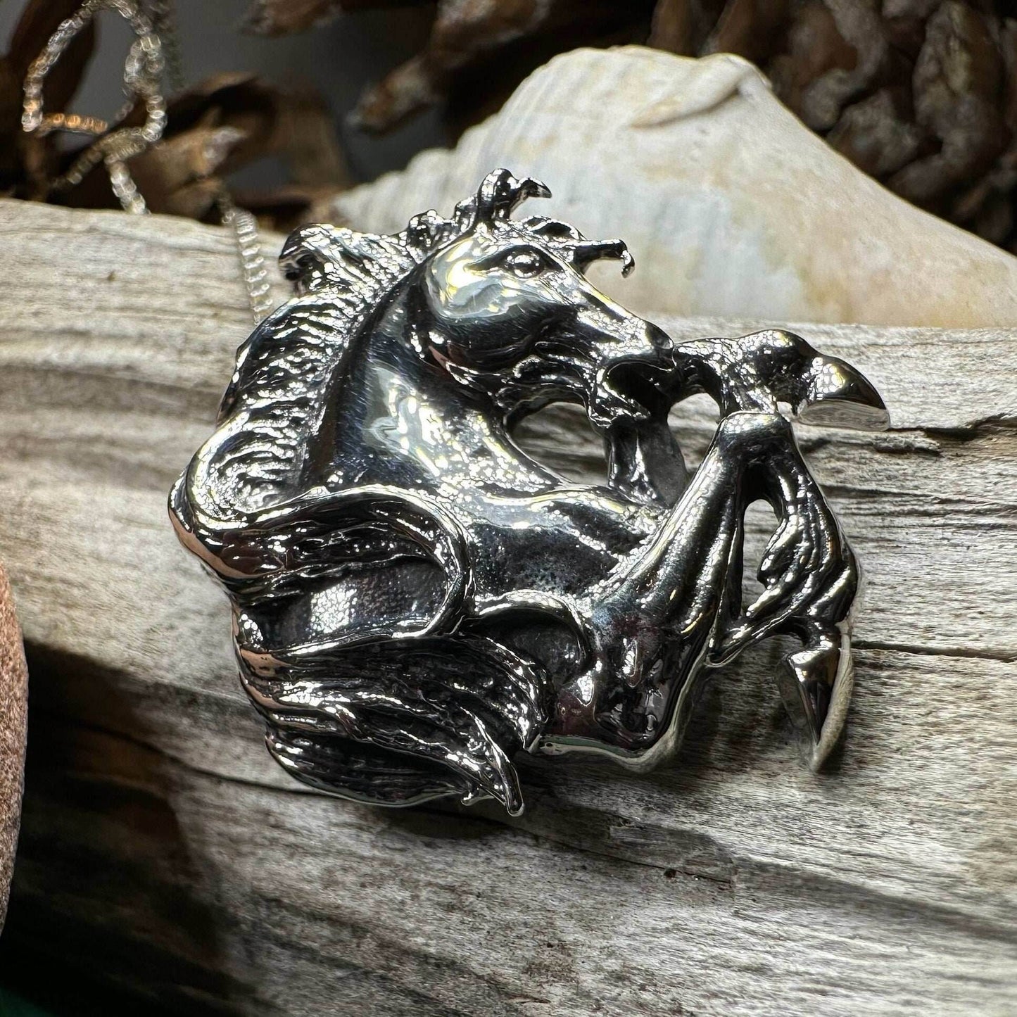 Wild at Heart Horse Necklace - 18