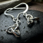 Petite 3-D Trinity Knot Earrings