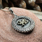 Welsh Dragon Celtic Necklace - 18