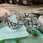 Laretta Celtic Hoop Earrings - 