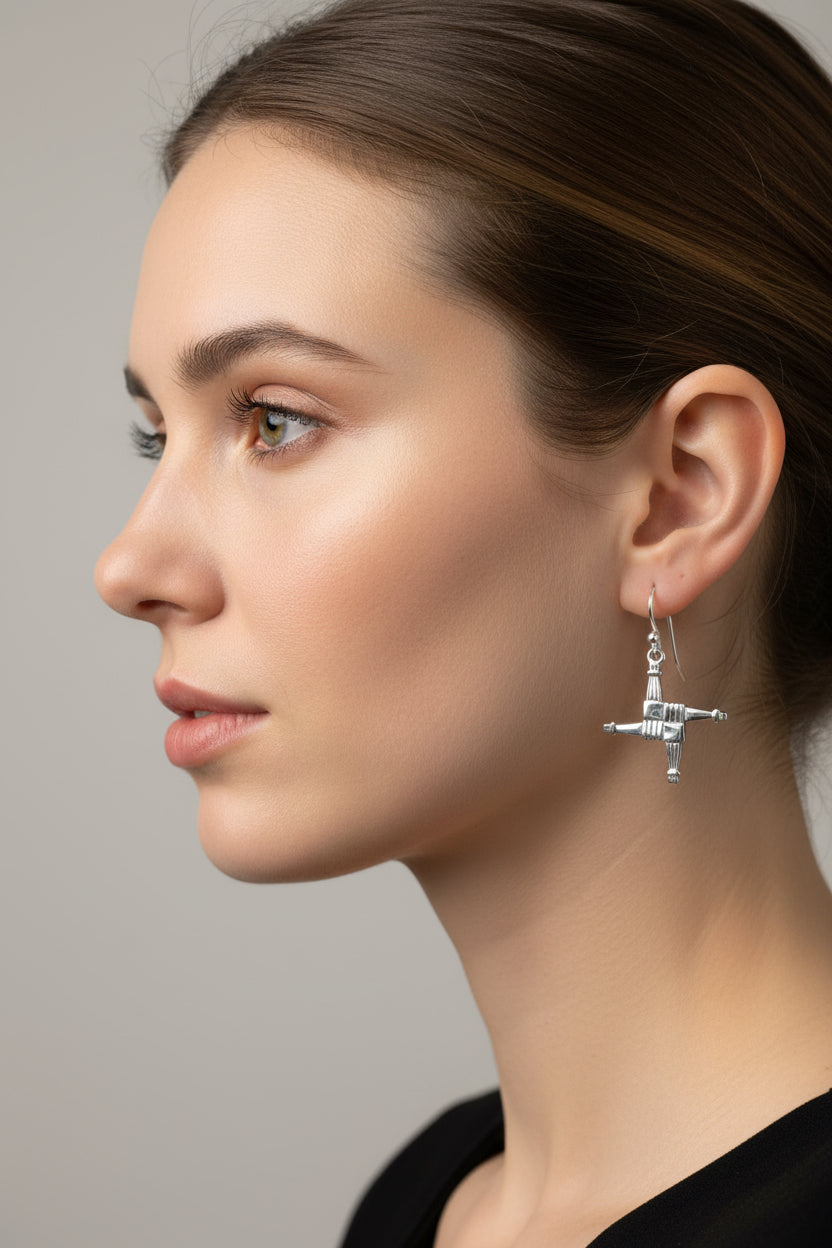 Springrise Saint Brigid's Cross Earrings