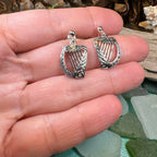 Liffey Harp Post Earrings