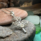 Eternal Spiral Tree of Life Necklace - 18