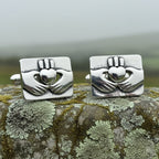 Traditional Claddagh Cuff Links