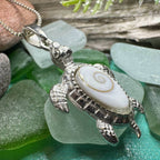 Shiva Shell Turtle Necklace - 18