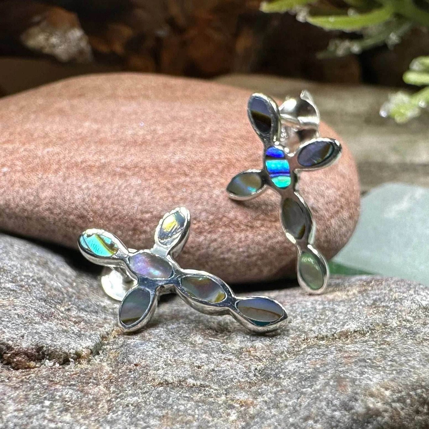 Anne Cross Stud Earrings - 