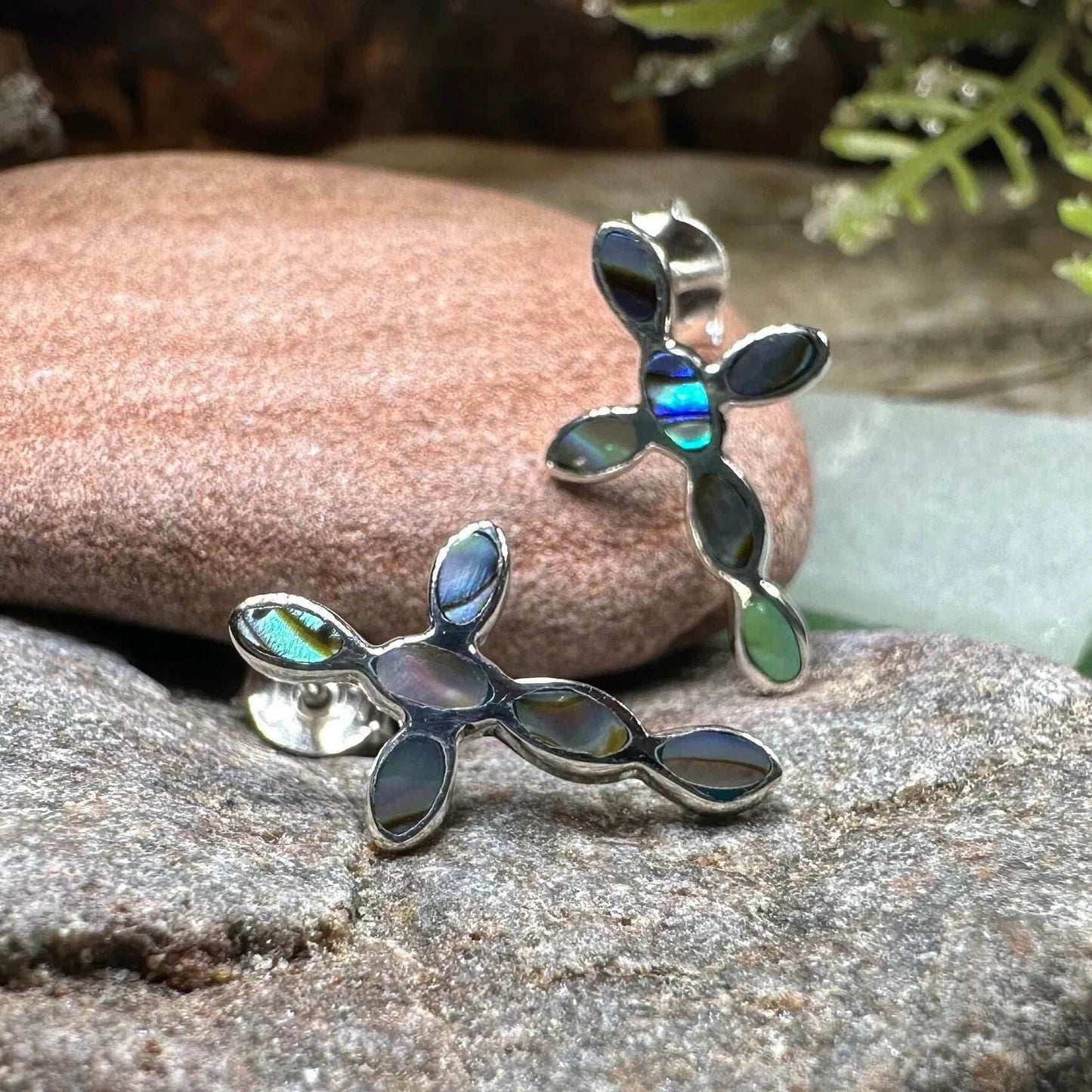 Anne Cross Stud Earrings - 