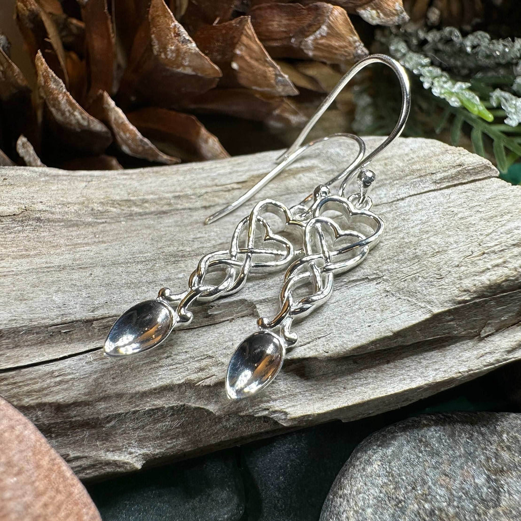 Welsh Love Spoon Earrings - 