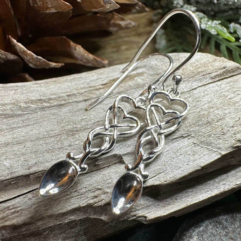 Welsh Love Spoon Earrings - 