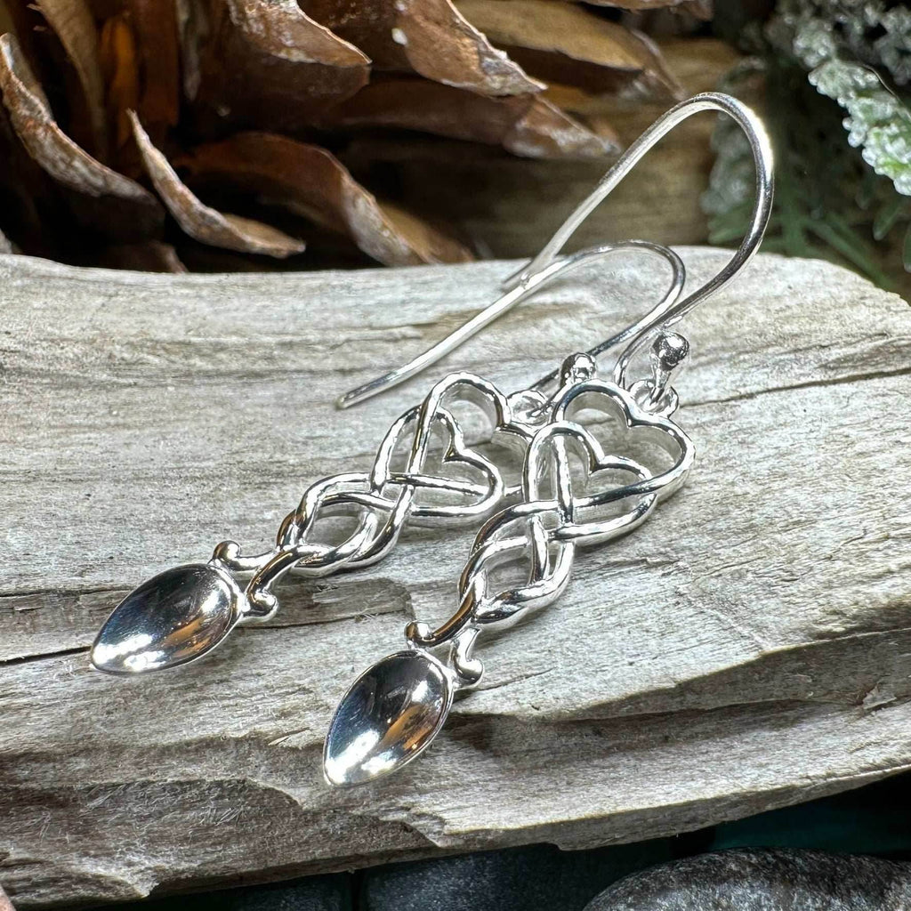 Welsh Love Spoon Earrings - 