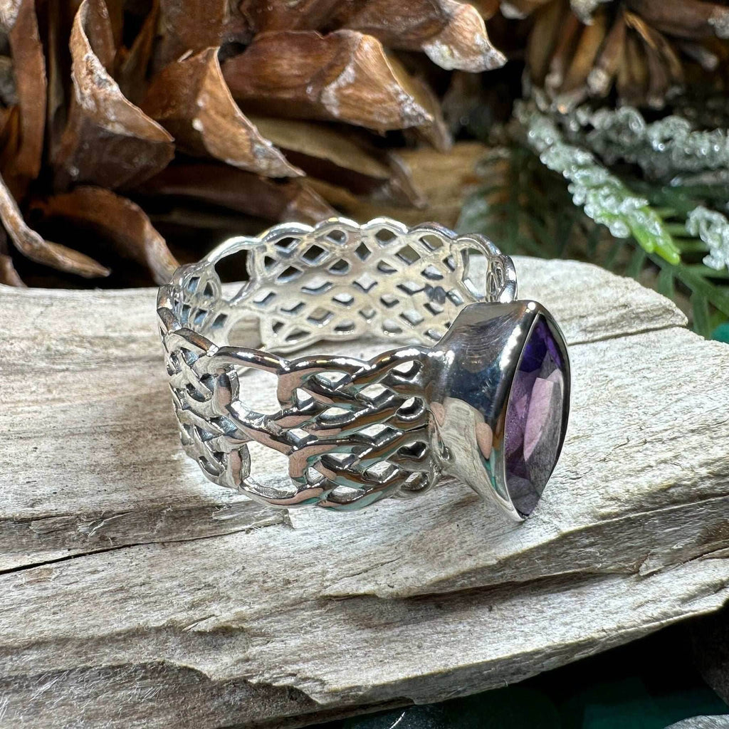 Nyvina Celtic Knot Amethyst Ring - 6