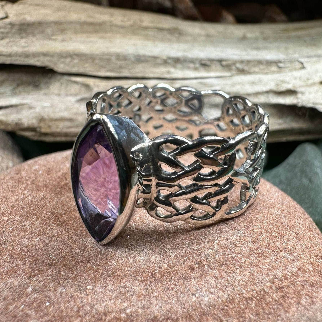Nyvina Celtic Knot Amethyst Ring - 6