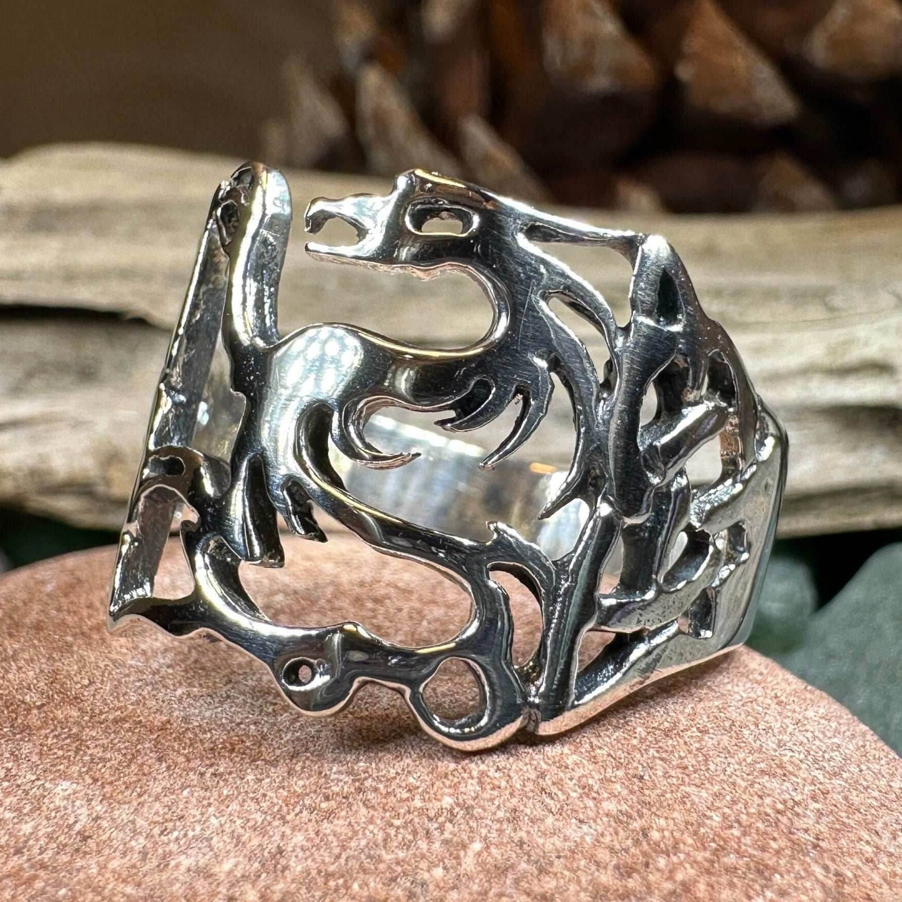 Celtic Phoenix Ring - 6