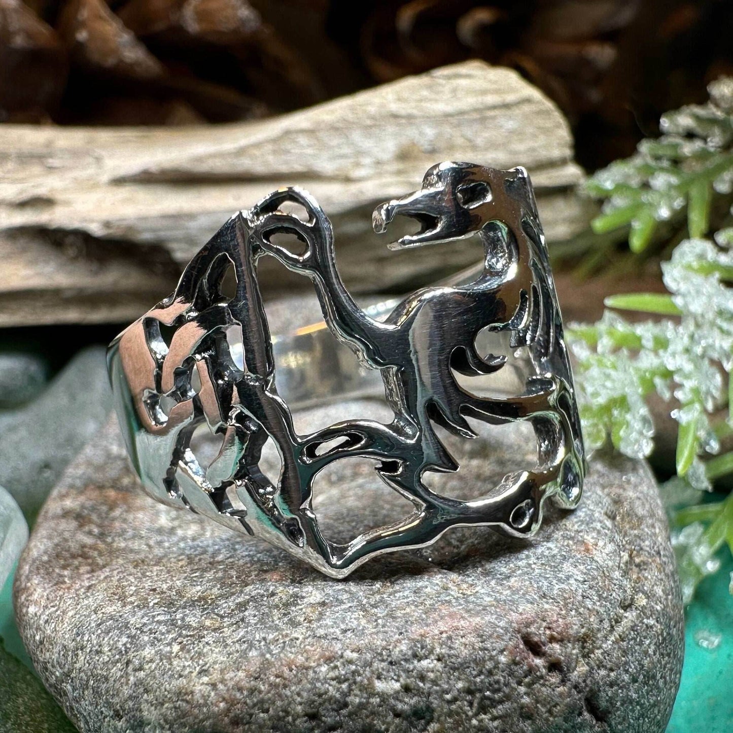 Celtic Phoenix Ring - 6