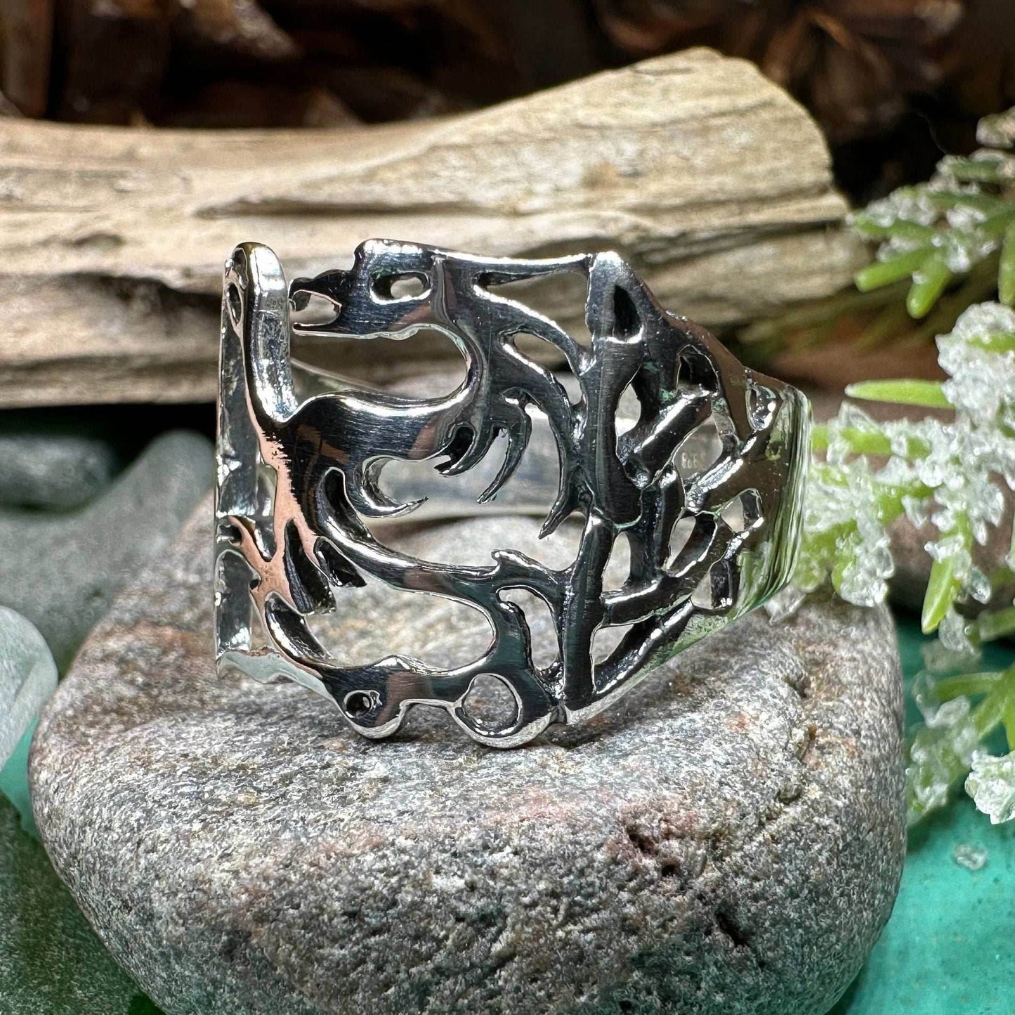 Celtic Phoenix Ring - 6