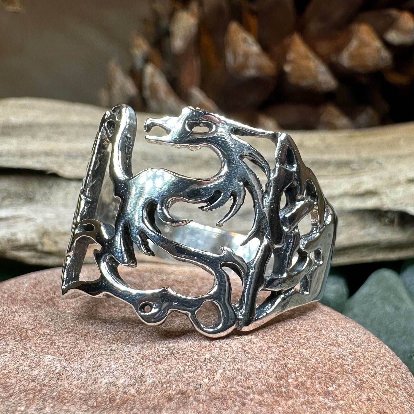 Celtic Phoenix Ring - 6