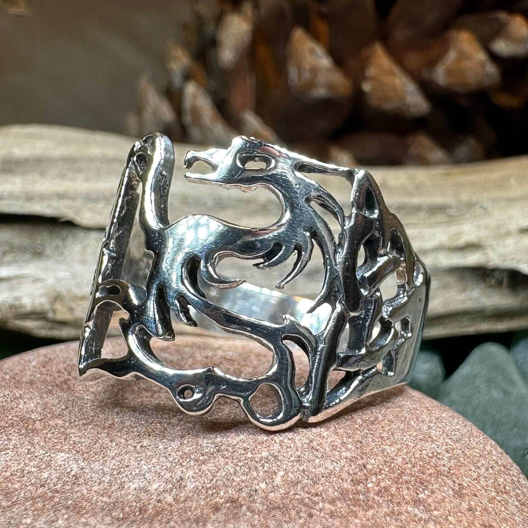 Celtic Phoenix Ring - 6